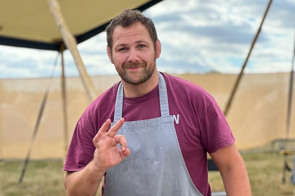 chef rupert cooper of philleigh way at the big feastival 2022